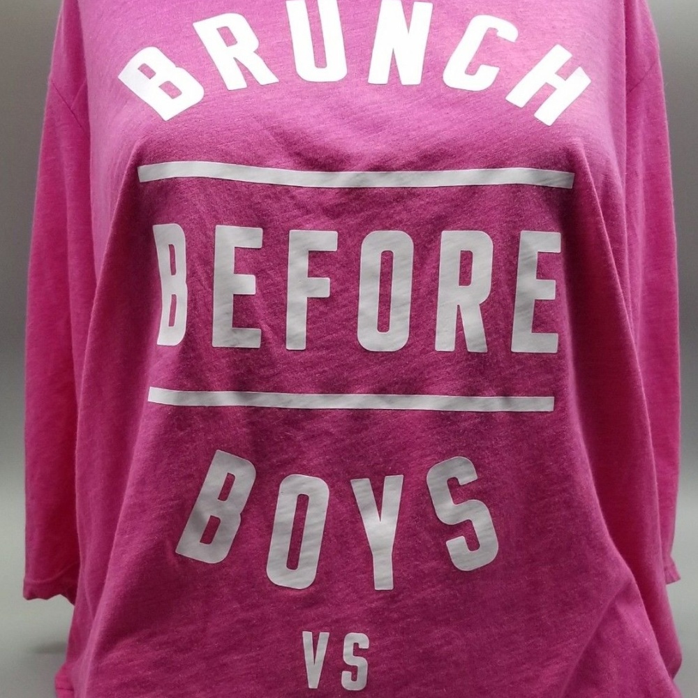 Victoria's Secret Angle Shirt Brunch Before Boys!